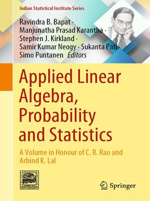 cover image of Applied Linear Algebra, Probability and Statistics